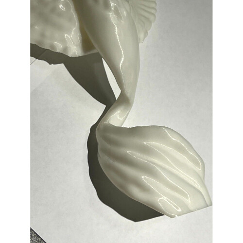 White Dove 3D Printed Christmas Tree Topper - High Quality White 2
