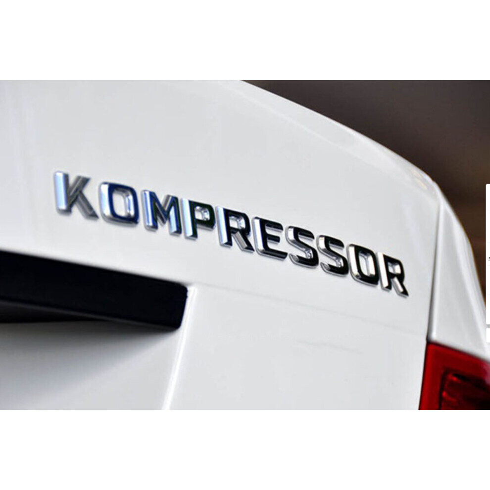 Chrome Kompressor Letter Badge Emblem For Benz Slk Clk Cls 4754135863691