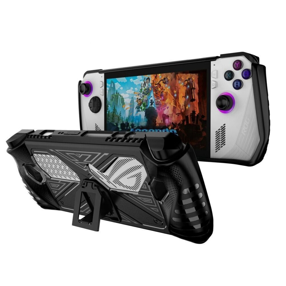 ( ) Silicone Protective Case Handheld Game Console Shell For Asus Rog Ally Black 970447368516