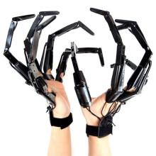 ( Black) Halloween Articulated Fingers Hand Finger Extensions Cosplay Party Decoration