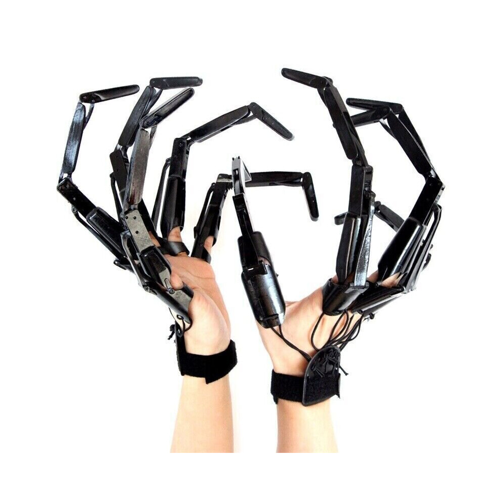 Mdsrjone ( Black) Halloween Articulated Fingers Hand Finger Extensions Cosplay Party Decoration