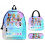 3Pcs Mädchen Regenbogen Roblox Rucksack Lunch Bag Pencil Case Schoolbag 1