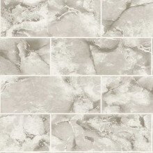 Holden Decor Odeon Marble Tile Natural Wallpaper 89392 – Luxury Marble Look, Tiling on a Roll, Cushion Vinyl, 10.05m x 53cm