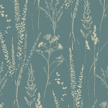 Grandeco Vertical Art Attitude Leaf Grass Green Wallpaper A64202