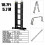5.7M Aluminium Telescopic Ladder Multi-Purpose Folding Step Ladders 2
