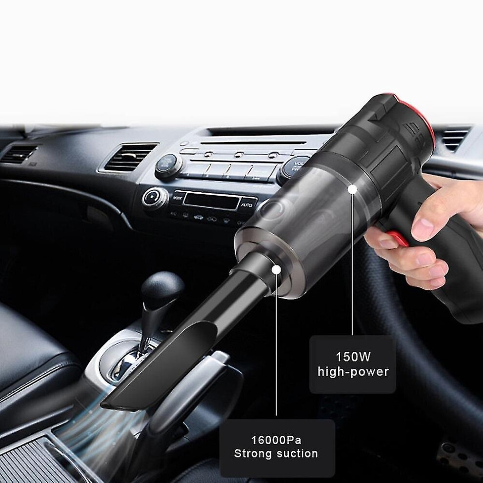 16000pa 150w Wireless Car Vacuum  Blowable Cordless 2 In 1 Hand