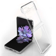 Samsung Galaxy Z Flip5 Bumper Gel Case - Transparent TPU Rubber, Shockproof & Scratch-Resistant, Slim Snap-On Cover