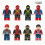 (Style A 8pcs) Marvel Avengers Super Hero Comic Mini Figures Dc Minifigure Gift Fits Lego 1