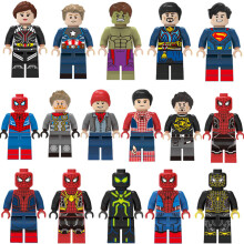 (Style D 24pcs) Marvel Avengers Super Hero Comic Mini Figures Dc Minifigure Gift Fits Lego