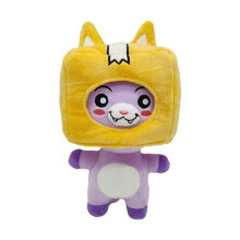 (FOXY 25cm) Lankybox BOXY+FOXY+ROCKY Plush Soft Kid Game Figure Plushie Doll