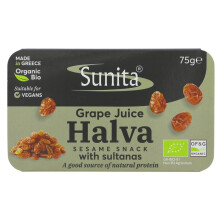 Sunita Grape Juice & Sultana Halva organic -75g ( pack of 12 )
