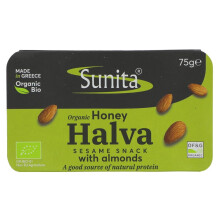 Sunita Honey Halva with Almonds organic - 75g ( pack of 12 )