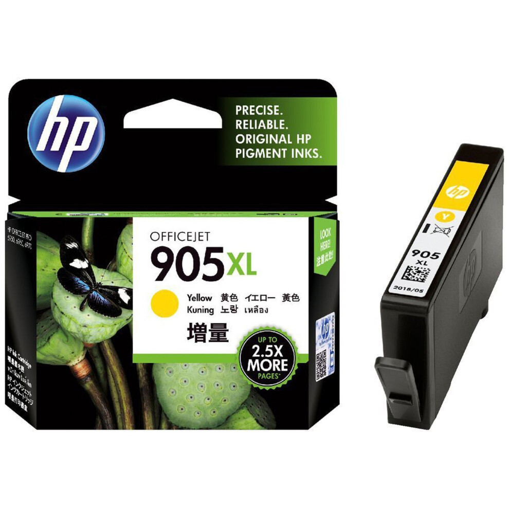 GENUINE HP 905XL Yellow Ink Cartridge J7K33A J7K34A 6950 6960 6970 T6M13AA