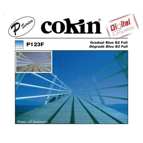 Cokin B2 Graduated Blue Full Coverage M (P) Filter 2 1/3-Stops 469230 P123F 2