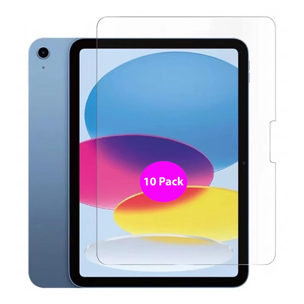 10X Tempered Glass Screen Protector For Apple Ipad 10Th Gen 10.9 2022 2023 Bulk 9360159018013