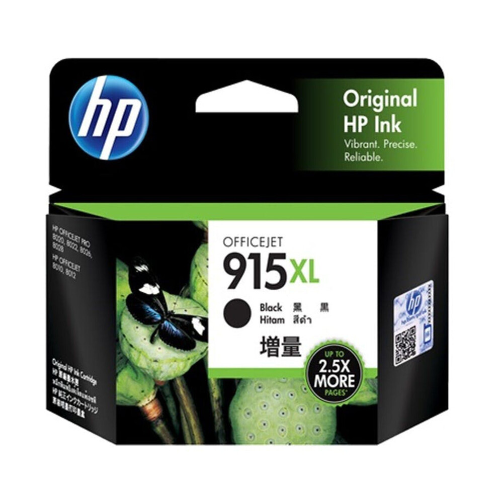 GENUINE Original HP 915XL Black Ink Cartridge Toner Officejet 3YM22AA