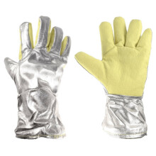 SafetyWare Para-Aramid Felt 400c Heat Resistant Tig Mig Welding Gloves Fire Proof