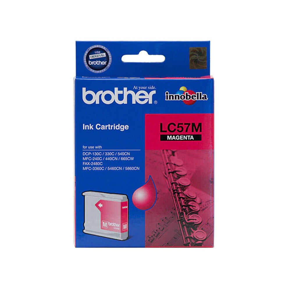 Brother LC57M Magenta Ink Cartridge Toner LC-57M