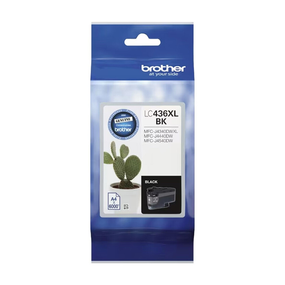 Brother LC436XL Black Ink Cartridge High Yield Toner LC-436XLBK