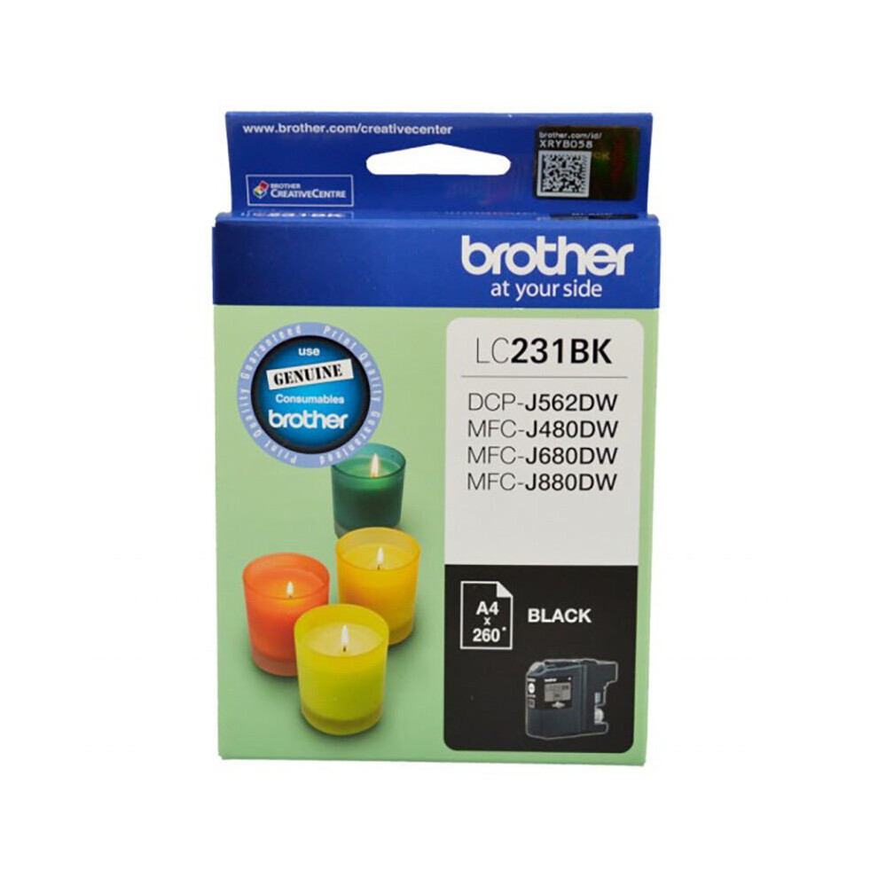 Brother LC231 Black Ink Cartridge Toner LC231BKS