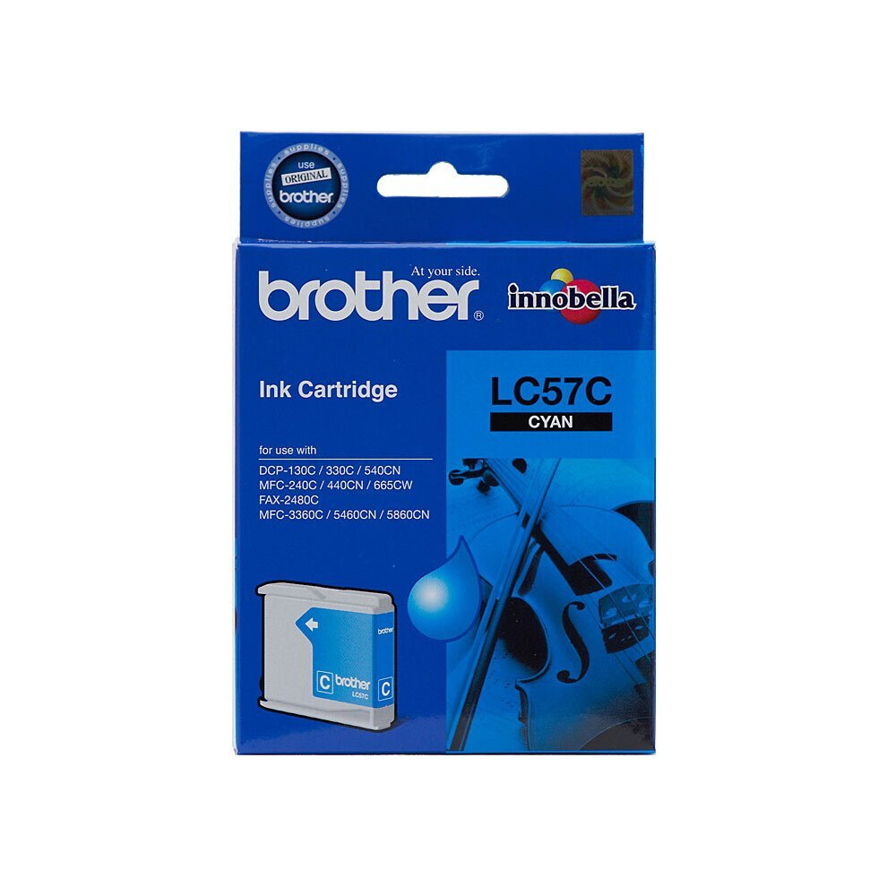 Brother LC57C Cyan Ink Cartridge Toner LC-57C