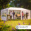 Pergola White 3x6m 8