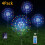 4PCS solar firework lamp 150LED multicolor with remote 8