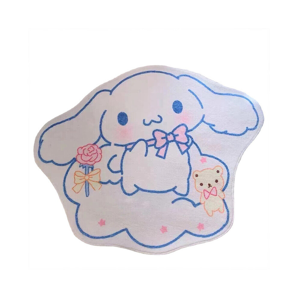 (Cinnamoroll, 50×80cm/19.69*31.5in) Carpet Cartoon Sanrio Plush Living Room Bedroom Decoration Machine Washable