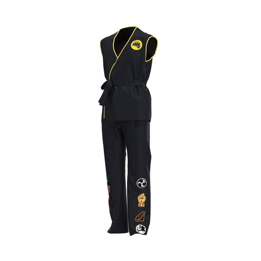 (140) Karate Kid Cobra Kai Cosplay Top Pants Outfits Halloween Clothing Taekwondo