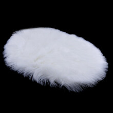 fluffy sheepskin skin faux fur rug small rug 40x60cm beige