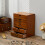 Living And Home Rustic 5 Drawers Wooden Organizer Box 1