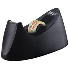 tesa Easy Cut Curve Tape Dispenser - Non-Slip, Easy to Use, Clean Cut