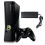 Refurbished Xbox Xbox 360 Slim 250GB Black Console + Wireless Controller Built-In Wi-Fi 1