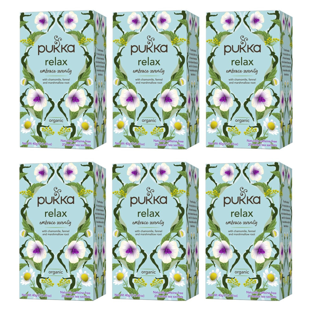 Pukka | Relax | 6 x 20 bags