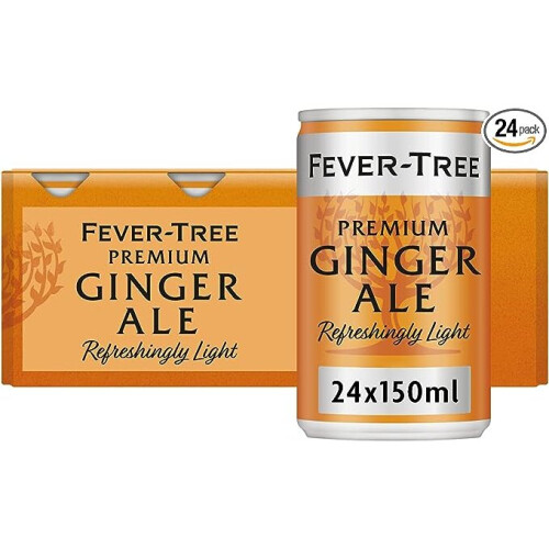 Fever-Tree Refreshingly Light Ginger Ale 150ml (Pack of 24)