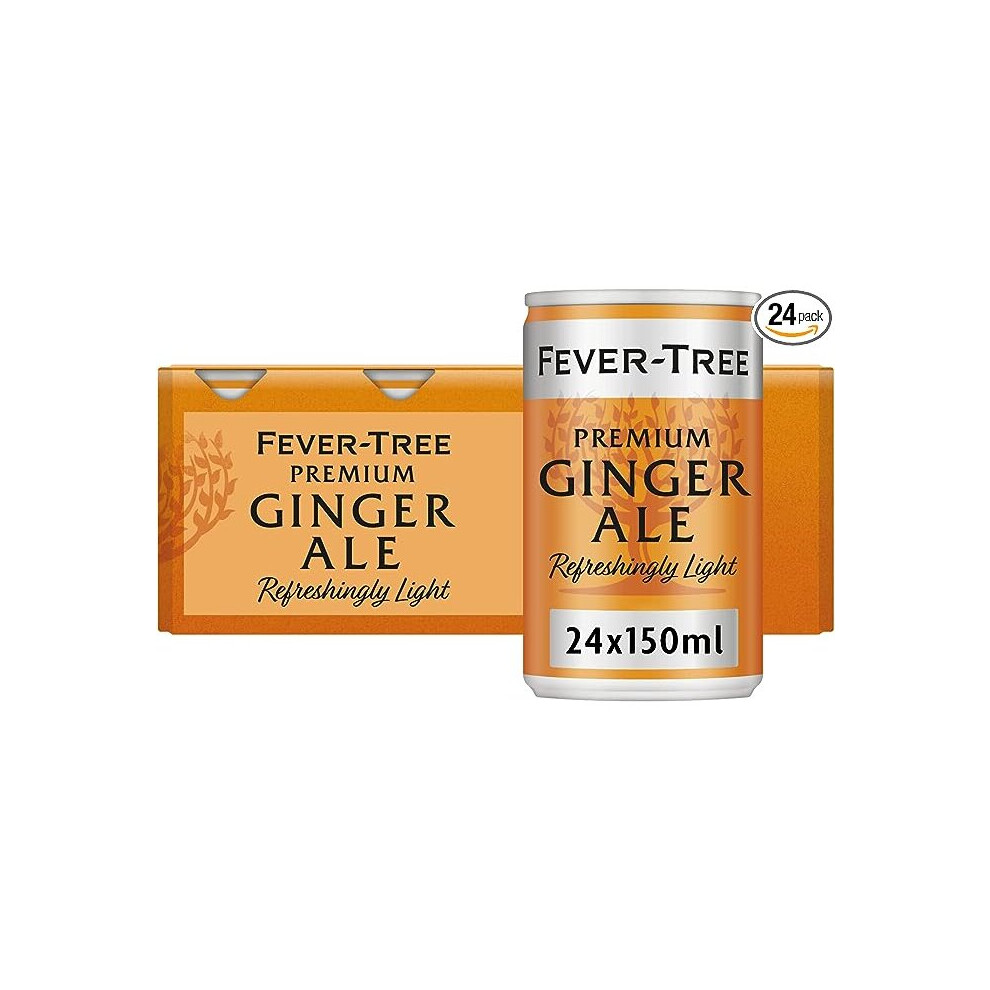 Fever-Tree Refreshingly Light Ginger Ale 150ml (Pack of 24)