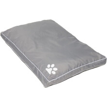 (Grey) AmigoZone Luxury Large & Extra Large Luxury Waterproof Dog Bed Cushion Washable Zipped Mattress