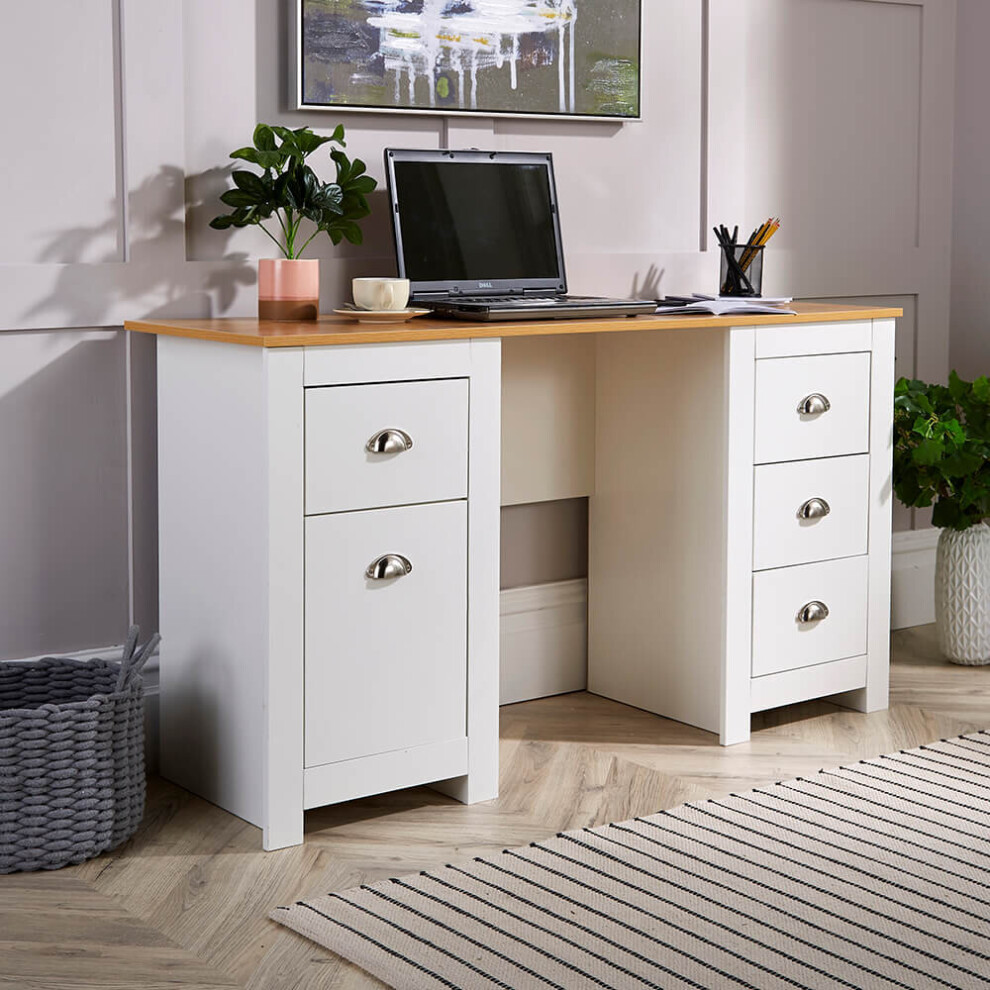 Camden 3 Drawer Pedestal Computer Storage Desk