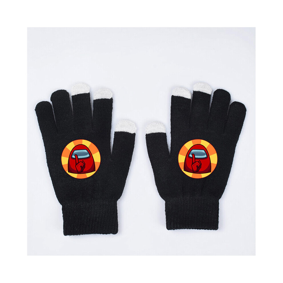 (#26 Red Orange) Game Mens Women Warm School Christmas Gifts Winter Touch Gloves Screen