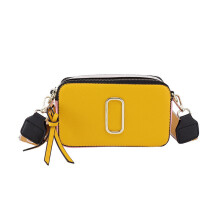 (Yellow) Bag Women Clutch Shoulder Wear Detachable Straps Pu Texture Retro Bag Girls Gift