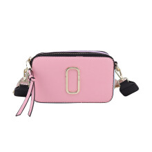 (Pink) Bag Women Clutch Shoulder Wear Detachable Straps Pu Texture Retro Bag Girls Gift