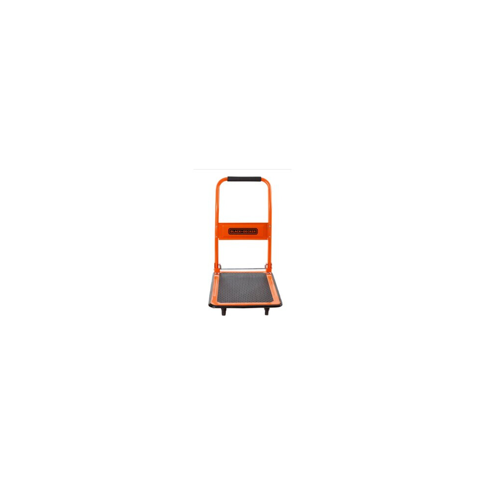 Foldable Steel Push Cart Flat Bed Trolley - Platform Truck Steel 60x40x80