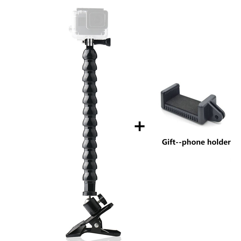 (A-Sliver) New Flexible Octopus Monopod Selfie Stick With Clamp Tripod Mount Holder For Gopro Hero Sjcam Yi Action Cameras Mobile Phones 4855008113094