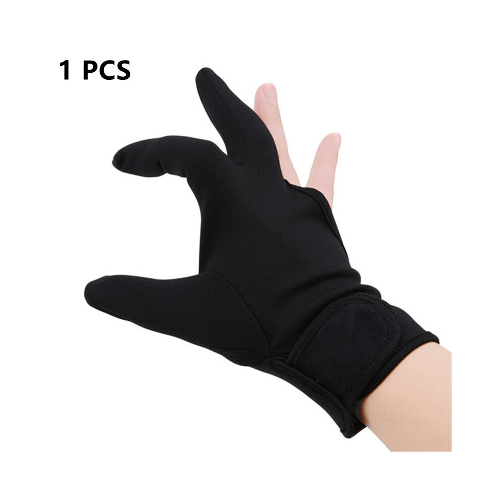Dechoicelife Black (A-1Pcs) Heat Resistant Three Fingers Glove Hair Straightener Curling Hairdressing 3 Finger Gloves Hair Styling Tools