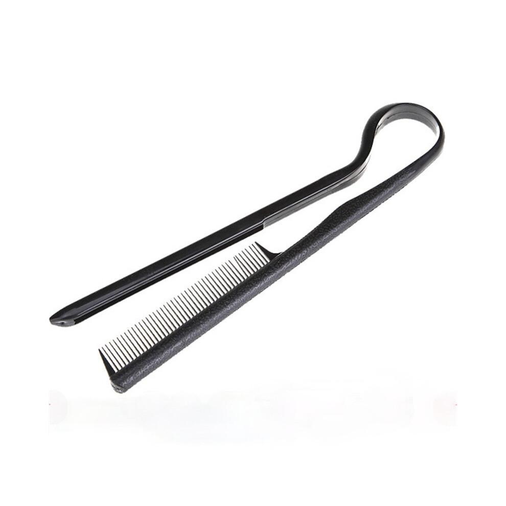 Dechoicelife Unisex 1Pc Useful Hair Straighten Salon Comb Hairdressing Smooth Tool Hold Tongs Hair Styling Tools For Women Hair Brush Straightener
