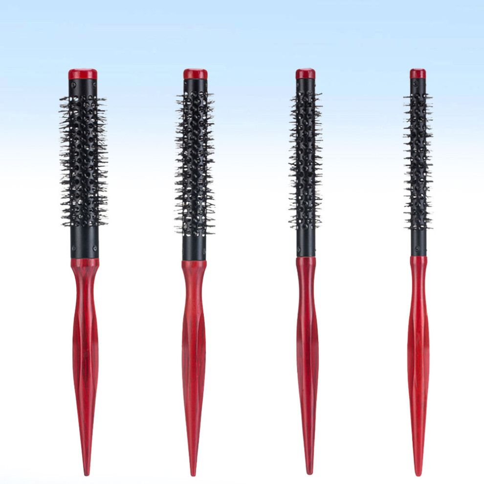 Dechoicelife 4 Pcs Straighten Comb Best Blow Dry Brush Hair Straightening Comb Mini Roller Comb Comb Curly Hair Hair Roller Comb Handle