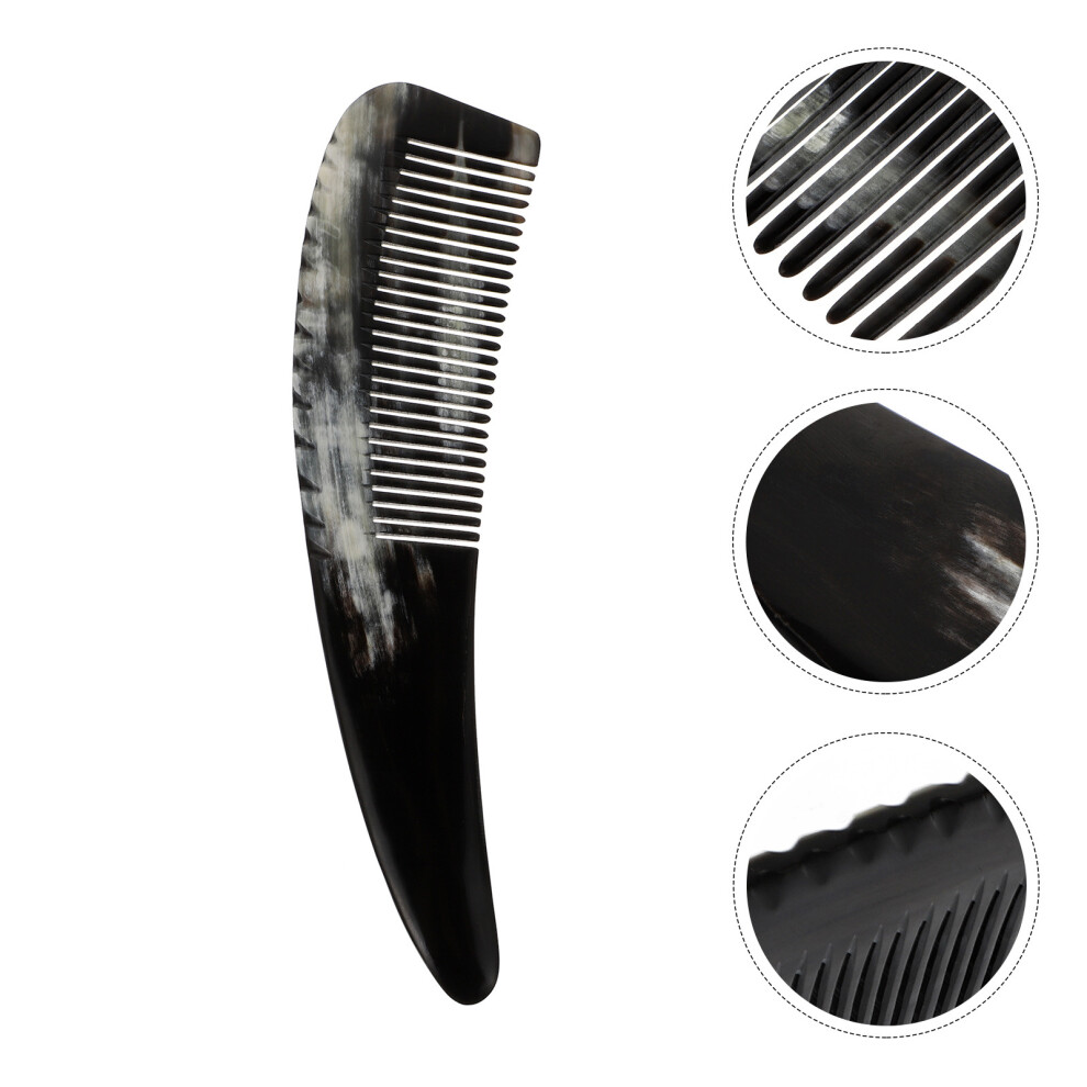 Dechoicelife Unisex Not,Specified Comb Hair Head Horn Combs Brush Detangling Women Curly Straightening Pocket Detangler Fine Tooth Static Scalp No Straighter Ox