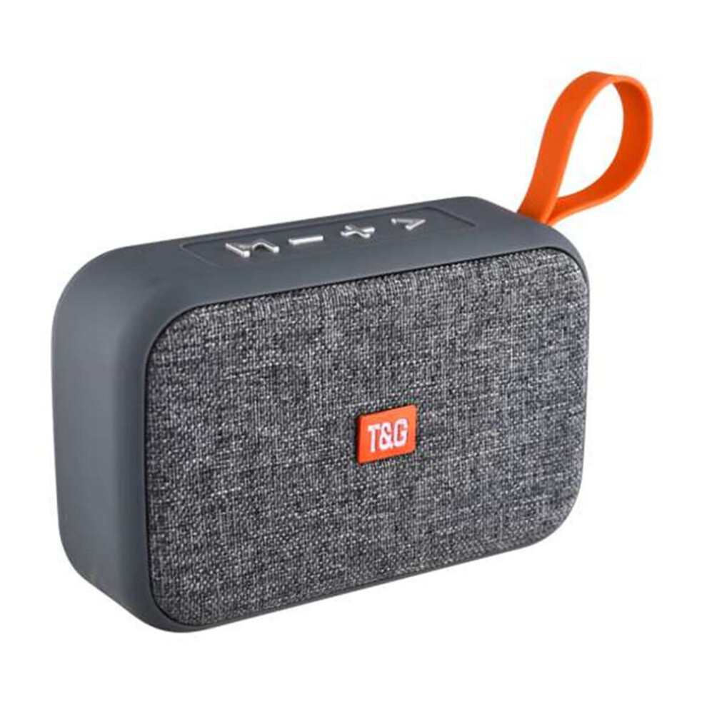 (A-) Bluetooth-Compatible Wireless Speaker Hands Free Wireless Subwoofer Loudspeaker Support Tf Card U Disk For Mobile Phone Computer Grey 4851195413689