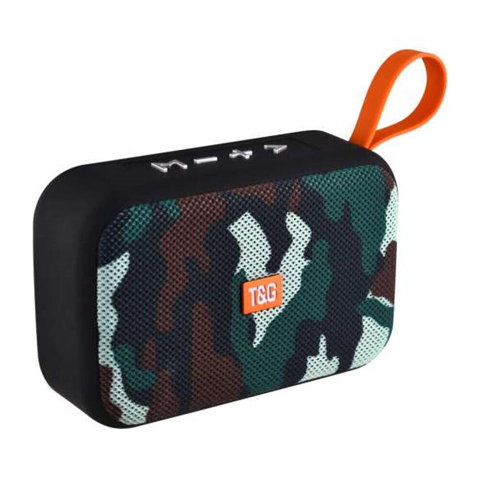 (A-Camouflage) Bluetooth-Compatible Wireless Speaker Hands Free Wireless Subwoofer Loudspeaker Support Tf Card U Disk For Mobile Phone Computer 4851195413665