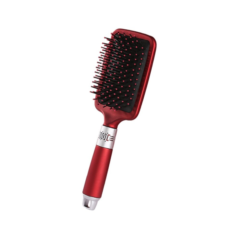 Dechoicelife Red (A- Square) Hair Paddle Brush For Men Women Blow Drying Straightening Thick Dry Wet Hair